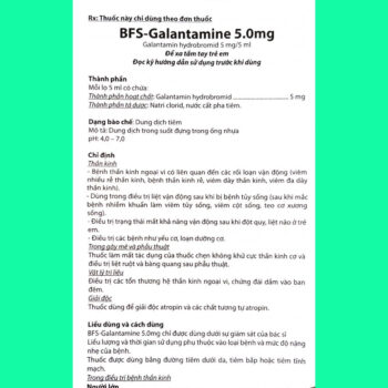 BFS-Galantamine 5mg 6 Thuốc BFS-Galantamine 5mg