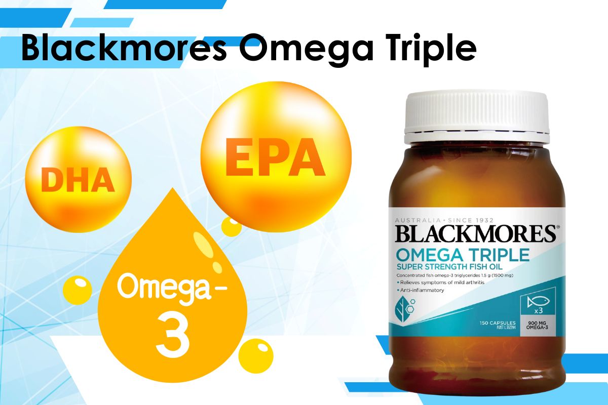 Blackmores Omega Triple 8 Blackmores Omega Triple giúp cải thiện sức khỏe