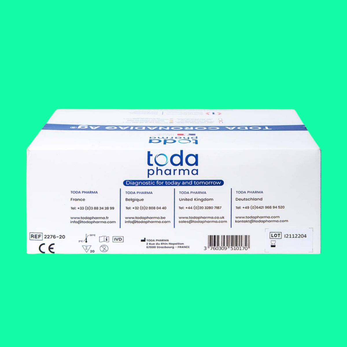 Bộ test nhanh SARS-CoV-2 Toda Coronadiag Ag (3) Bộ test nhanh SARS-CoV-2 Toda Coronadiag Ag