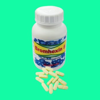 Bromhexin 8 Vacopharm (viên nén dài màu vàng) 2 Bromhexin 8 Vacopharm (viên nén dài màu vàng)