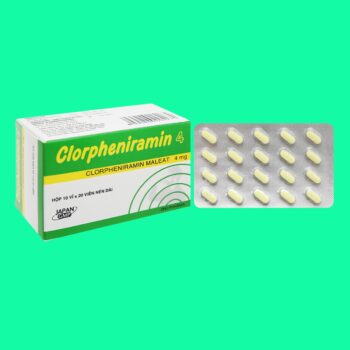 Clorpheniramin 4 DHG (viên nén dài)