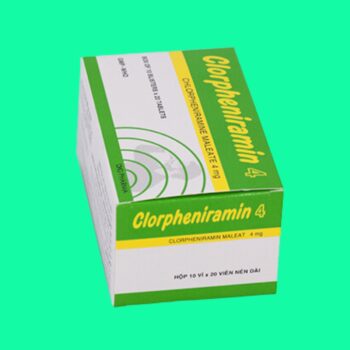 Clorpheniramin 4 DHG (viên nén dài)