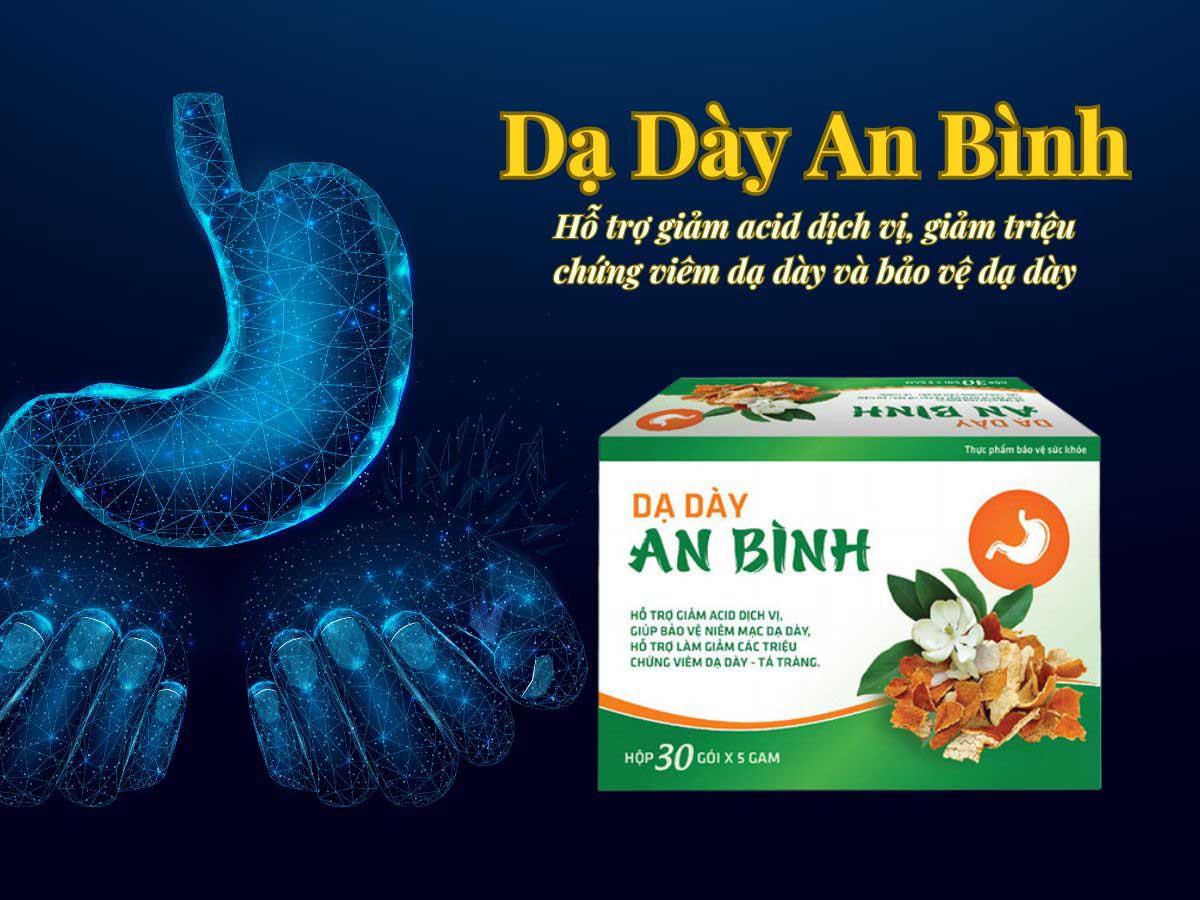 Dạ Dày An Bình 9 Dạ Dày An Bình - Hỗ trợ giảm viêm dạ dày