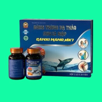 Đông trùng hạ thảo sụn cá mập Canxi Nano MK7