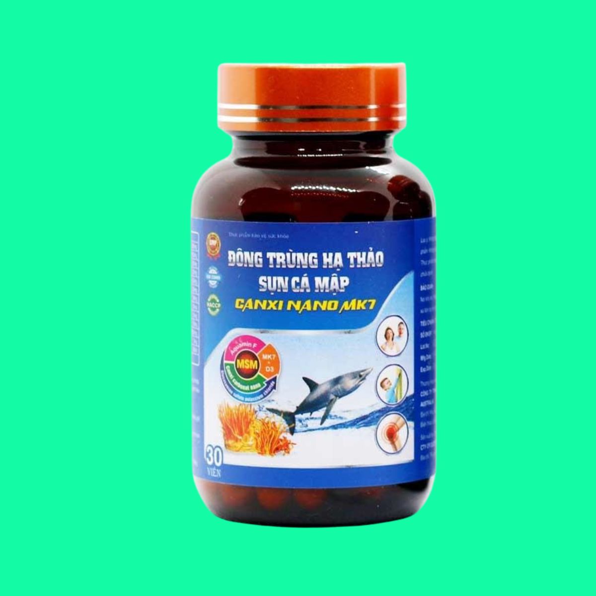 Đông trùng hạ thảo sụn cá mập Canxi Nano MK7 (3) Đông trùng hạ thảo sụn cá mập Canxi Nano MK7