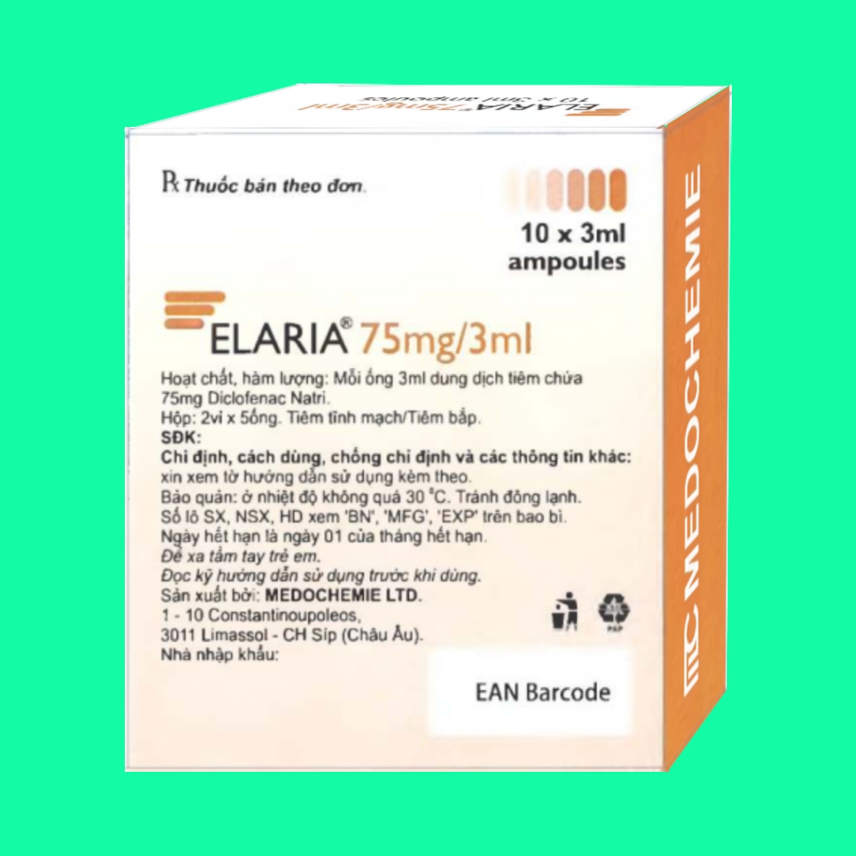 Elaria-75mg-3ml Elaria 75mg/3ml