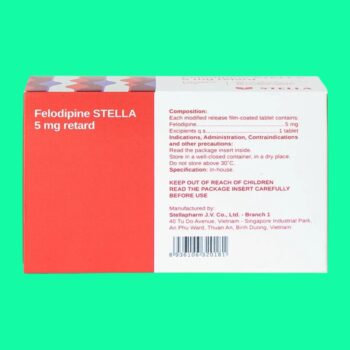 Felodipine Stella 5mg Retard 7 Felodipine Stella 5mg Retard