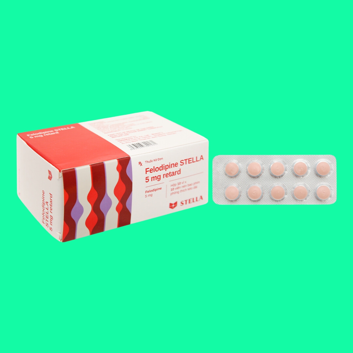 Felodipine-Stella-5mg-Retard Felodipine Stella 5mg Retard