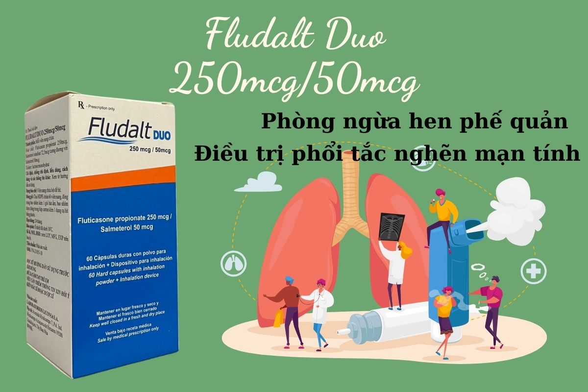 Fludalt Duo 250mcg/50mcg có tác dụng gì?