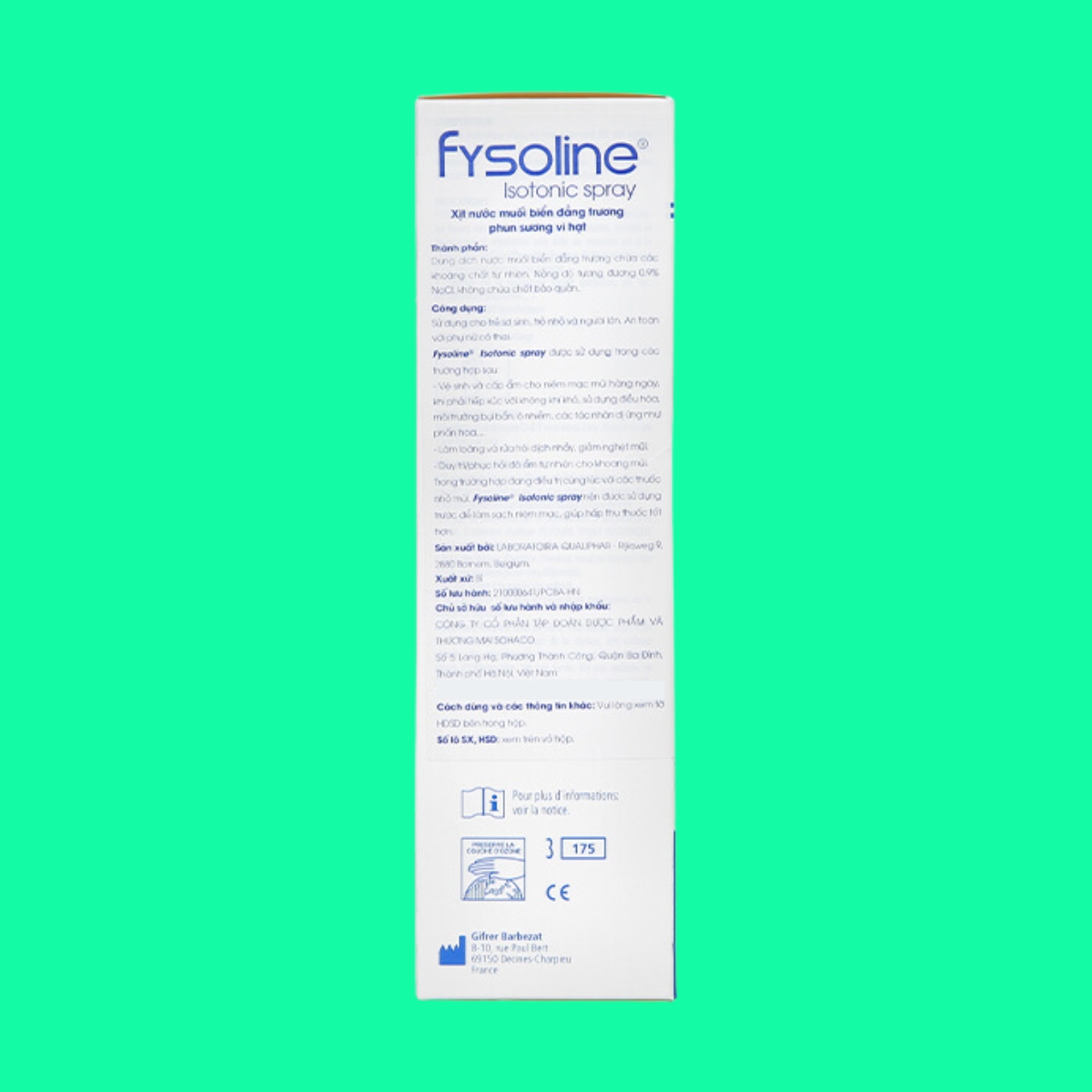 Fysoline Isotonic Spray 100ml 2 Fysoline Isotonic Spray 100ml