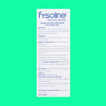 Fysoline Isotonic Spray 100ml 5 Fysoline Isotonic Spray 100ml