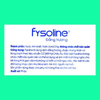 Fysoline Isotonique 5ml (Hộp 40 ống x 5ml) 8 Fysoline Isotonique 5ml