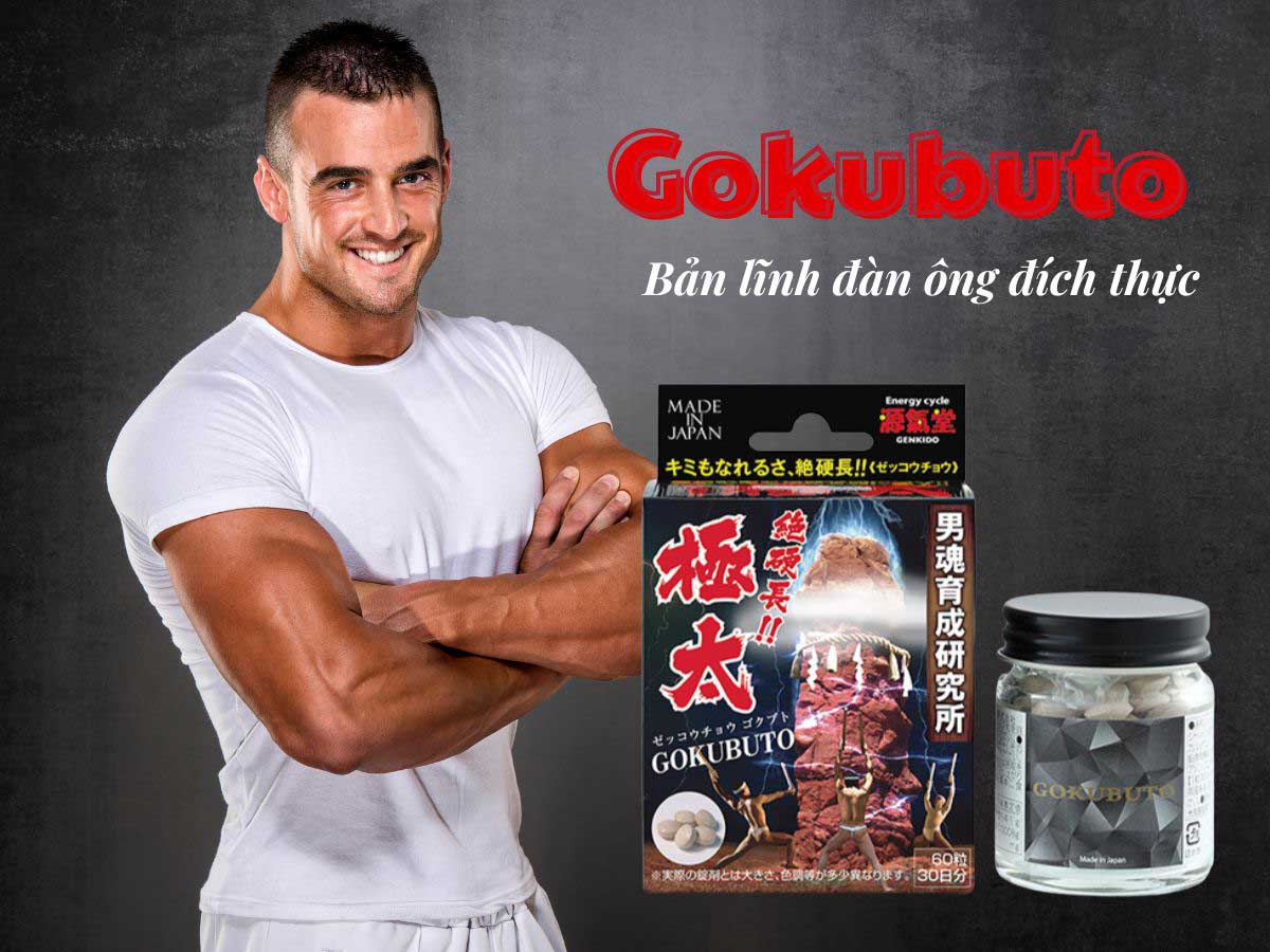 Gokubuto Nhật Bản (Hộp 60 viên) - Hỗ trợ tăng cường sinh lý nam giới