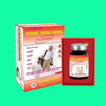 Hoàng Thống Phong Platinum (Hộp 60 viên) - Giải pháp cho người bị gút