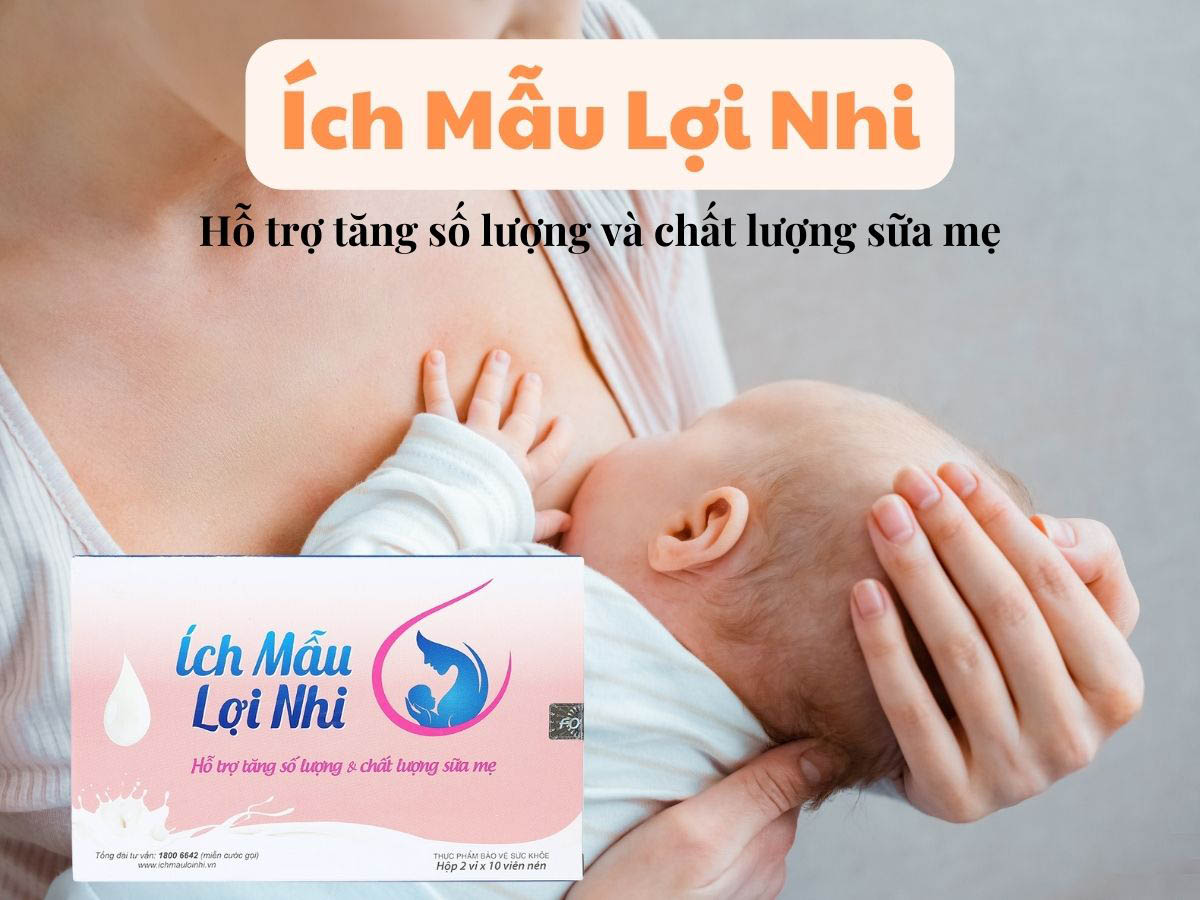 Ích Mẫu Lợi Nhi 19 Ích Mẫu Lợi Nhi - Hỗ trợ tăng số lượng và chất lượng sữa mẹ
