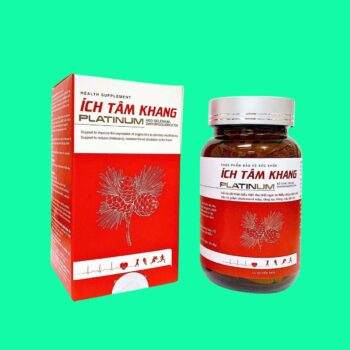 Ích Tâm Khang Platinum (Hộp 60 viên) - Hỗ trợ giảm đau thắt ngực