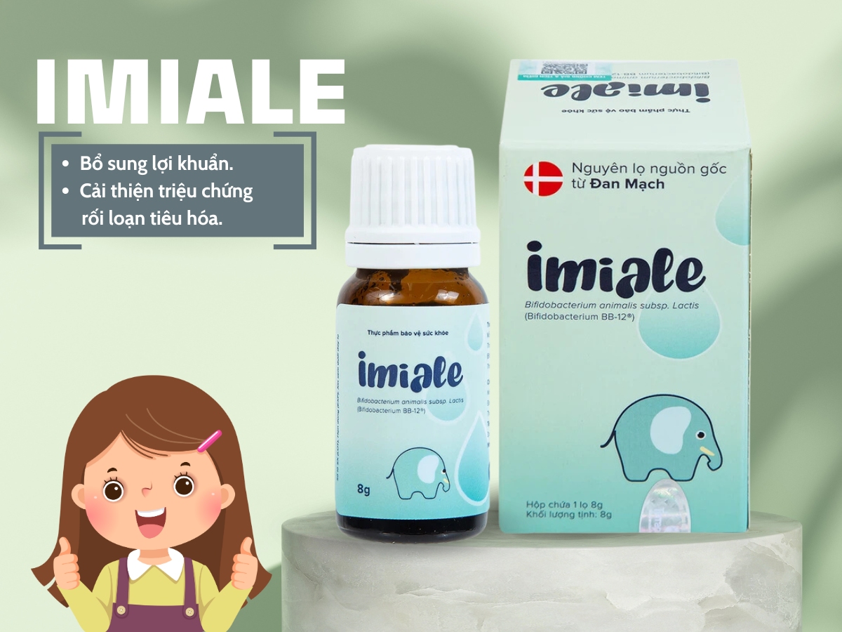 Imiale giúp cải thiện triệu chứng rối loạn tiêu hóa