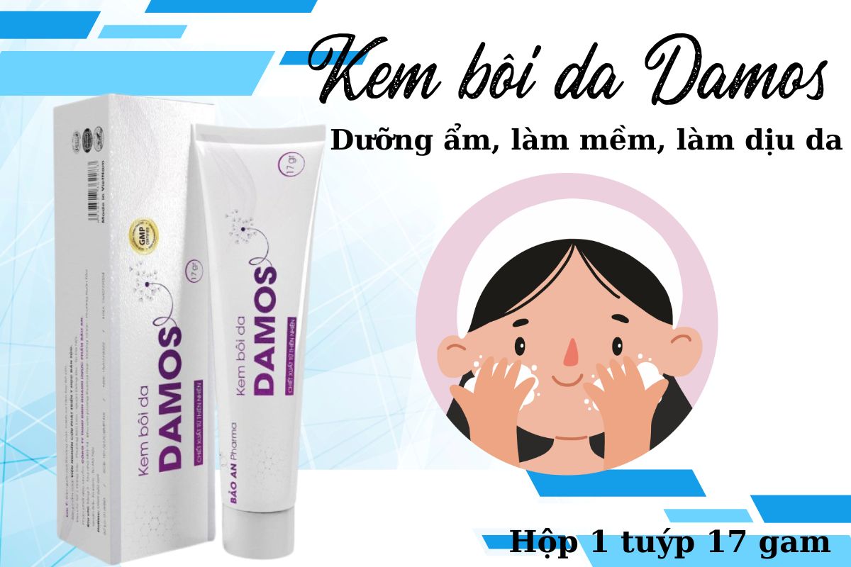 Kem bôi da Damos 14 Kem bôi da Damos có tác dụng gì?