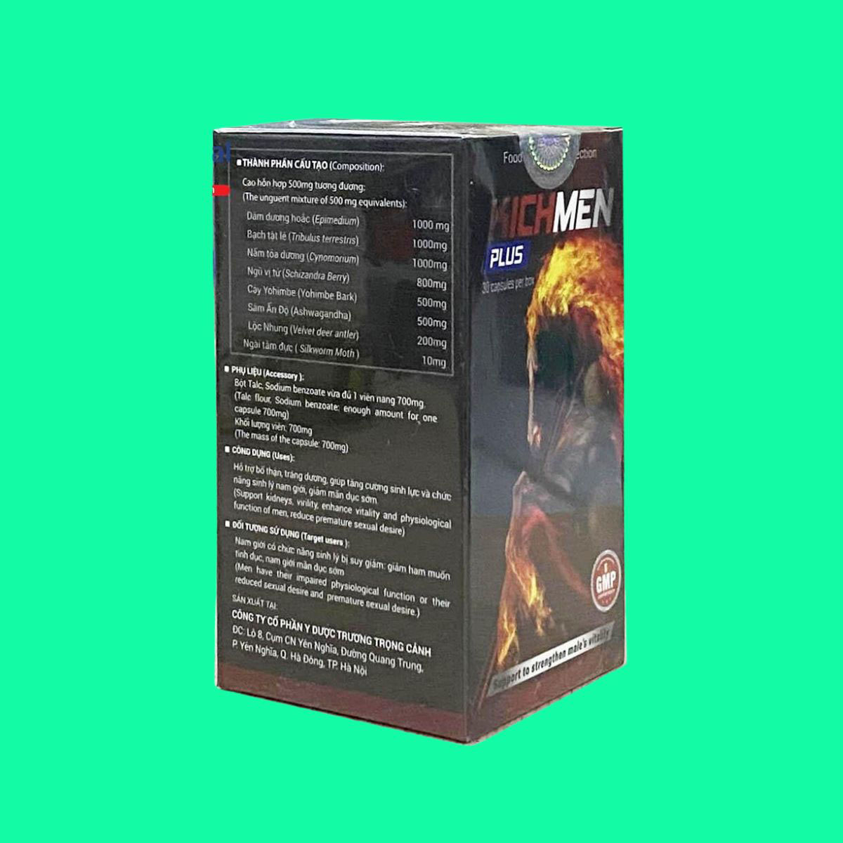 Kichmen Plus - 7 Kichmen Plus (Hộp 30 viên) - Tăng cường sinh lực phái mạnh