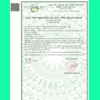 Kim Thần Khang Platinum (Hộp 60 viên) - Giải pháp cho người suy nhược thần kinh