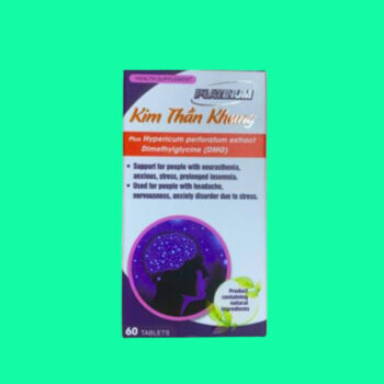 Kim Thần Khang Platinum (Hộp 60 viên) - Giải pháp cho người suy nhược thần kinh