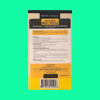 Mason Milk Thistle 500mg