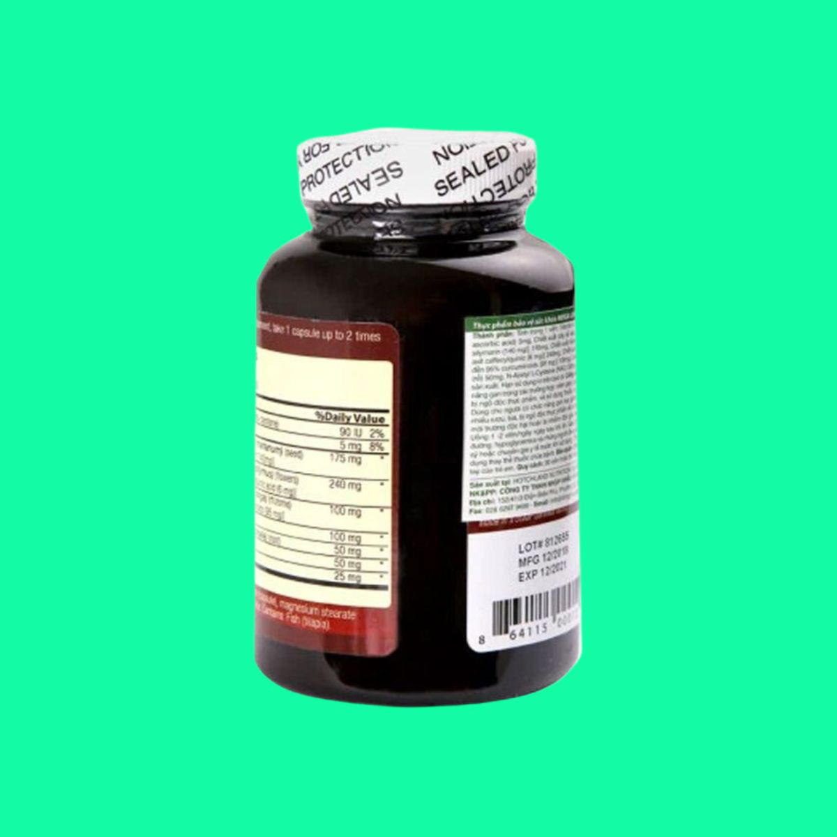 Mega Liver - 10 Hotchland Mega Liver (Hộp 30 viên) - Hỗ trợ tăng cường chức năng gan