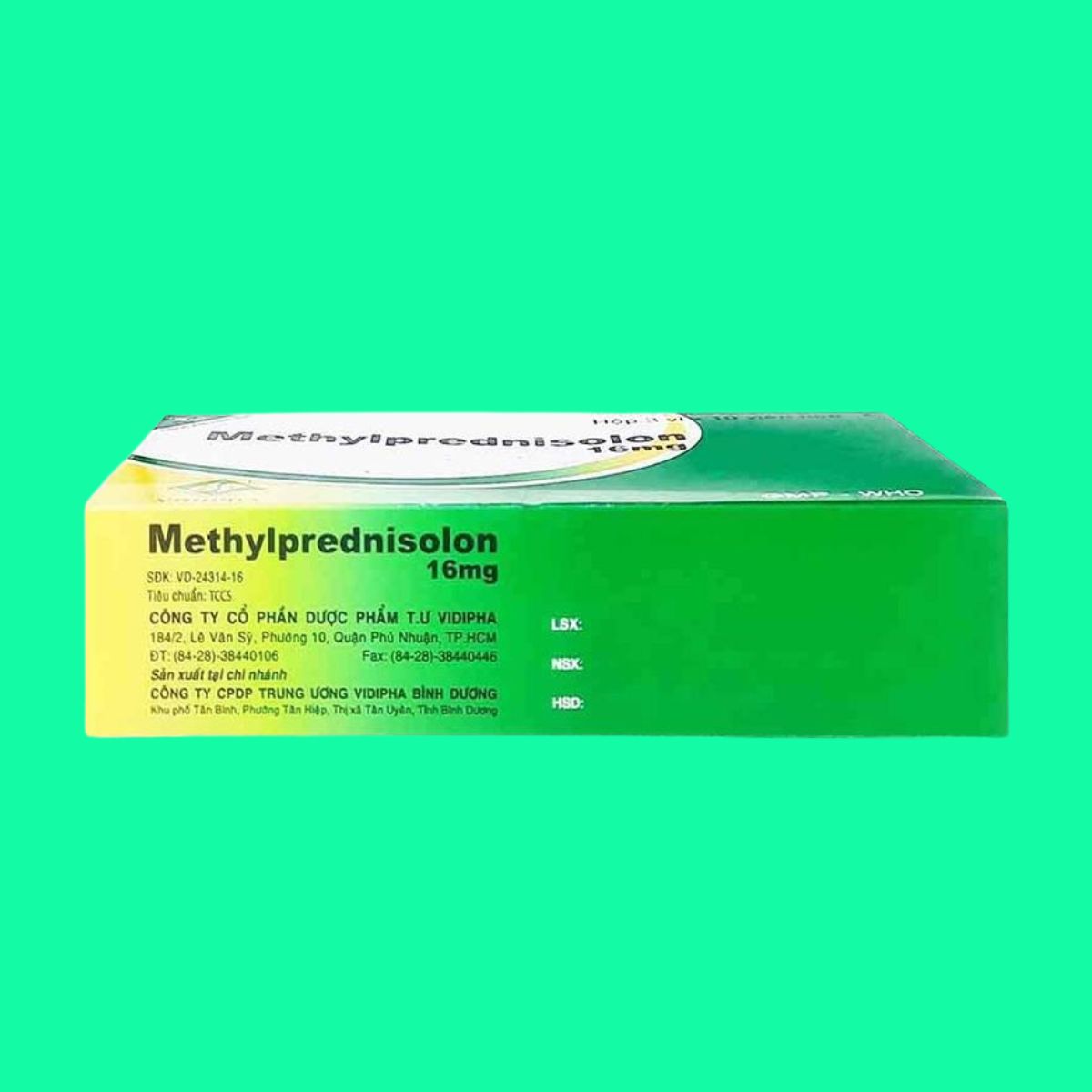 Methylprednisolon 16mg Vidipha (9) Methylprednisolon 16mg Vidipha