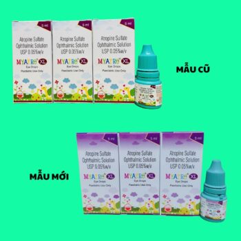Myatro XL 0.05% mẫu cũ và mới