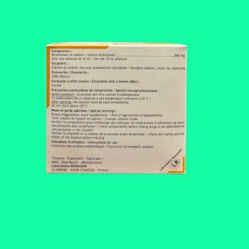 Natri Bicacbonate Renaudin 8,4%