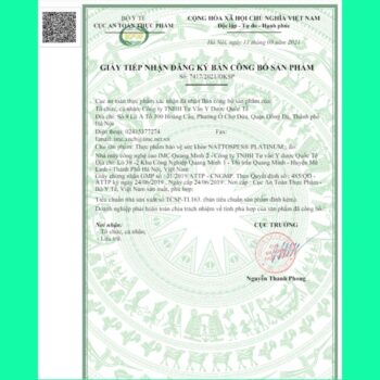 Nattospes Platinum (Hộp 30 viên) - Ngăn ngừa tai biến mạch máu não