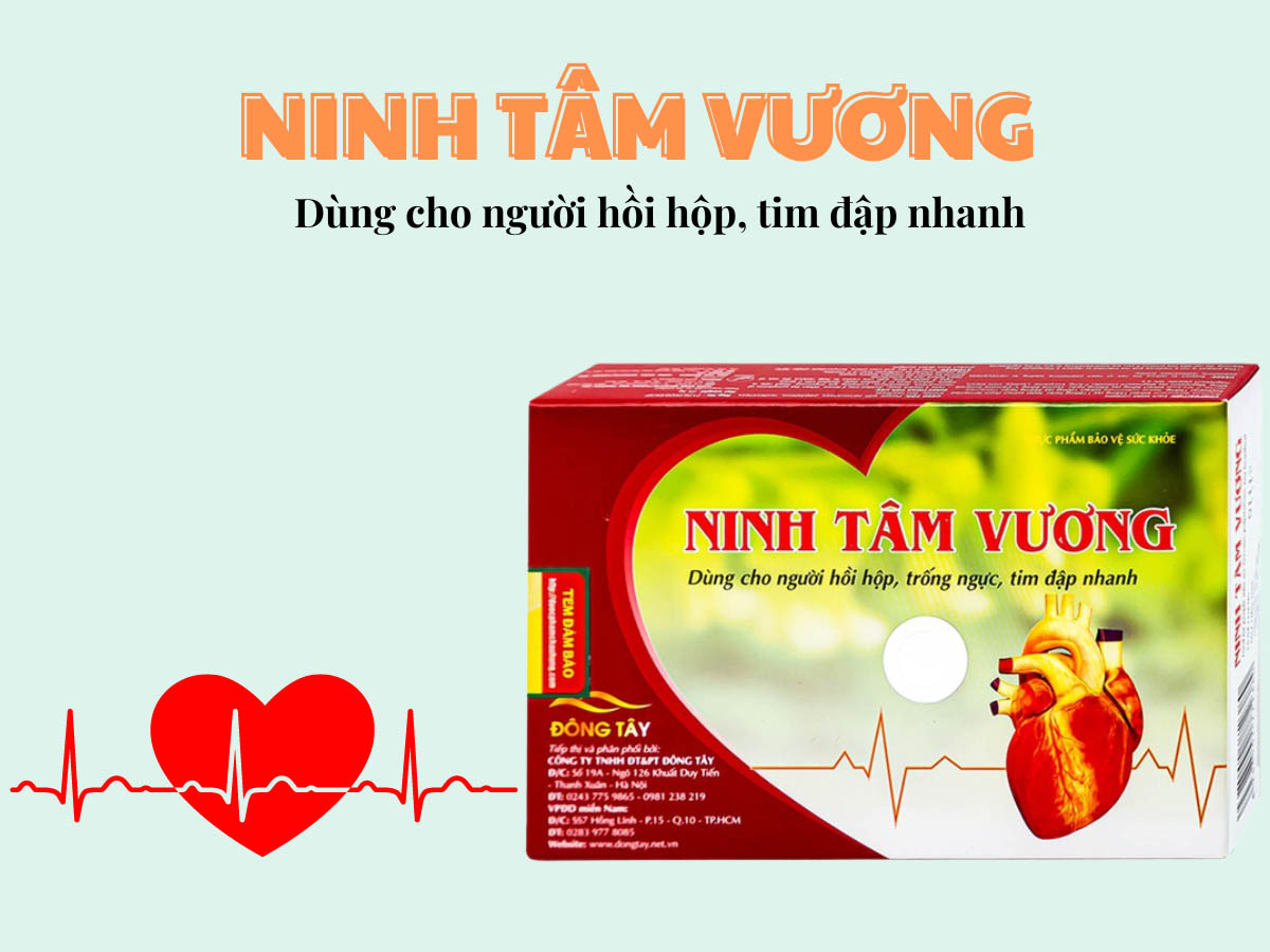 Ninh Tâm Vương 19 Ninh Tâm Vương - Hỗ trợ điều hòa nhịp tim
