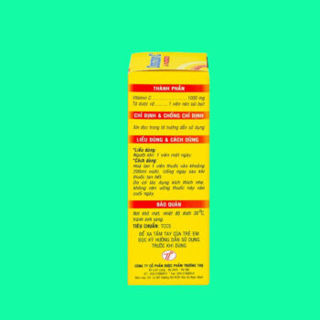 Thuốc Ossizan C 1000mg Trường Thọ - Điều trị thiếu vitamin C