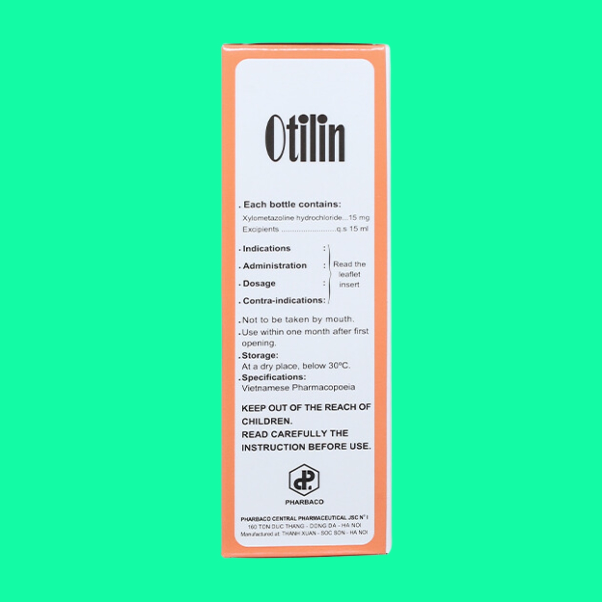Otilin 0-1 15ml 7 Otilin 0.1% 15ml
