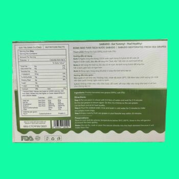 Rong nho tươi tách nước Sabudo