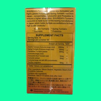 Shureihi Turmeric Curcumin from Okinawa 4 Shureihi Turmeric Curcumin from Okinawa