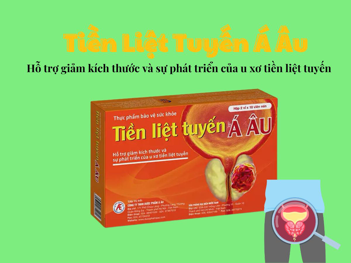 Tiền Liệt Tuyến Á Âu - Hỗ trợ giảm kích thước u xơ tiền liệt tuyến
