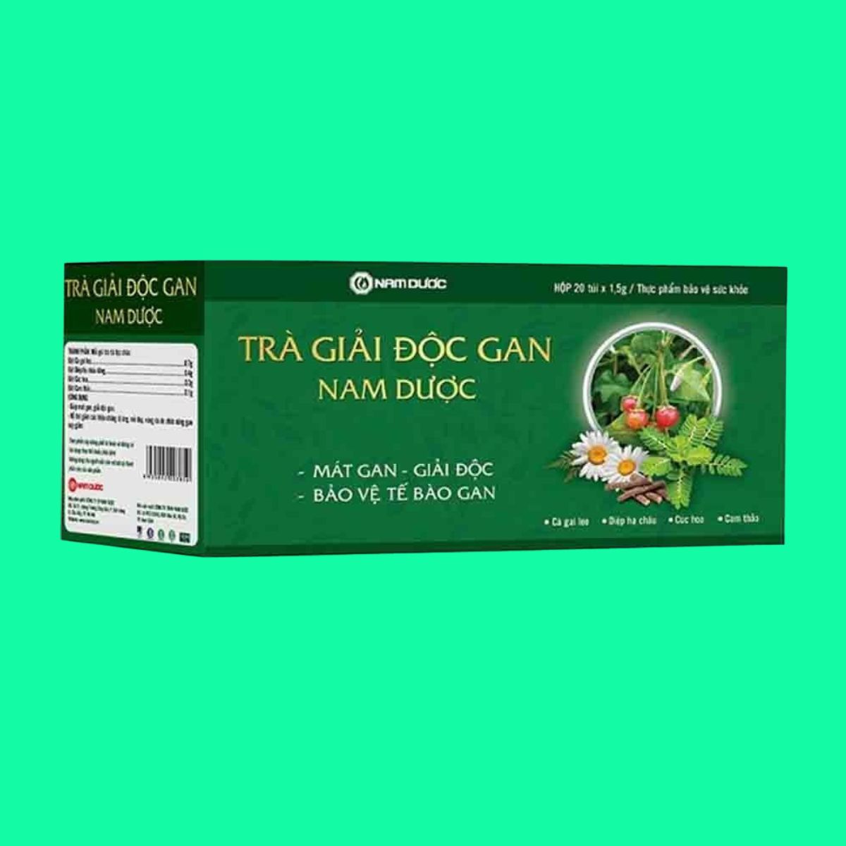 Trà Giải Độc Gan Nam Dược (2) Trà Giải Độc Gan Nam Dược