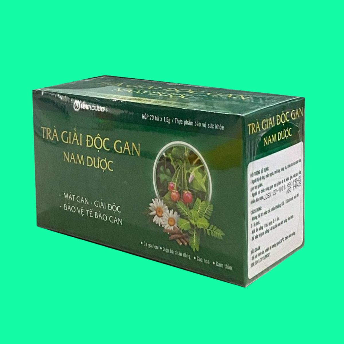 Trà Giải Độc Gan Nam Dược (5) Trà Giải Độc Gan Nam Dược