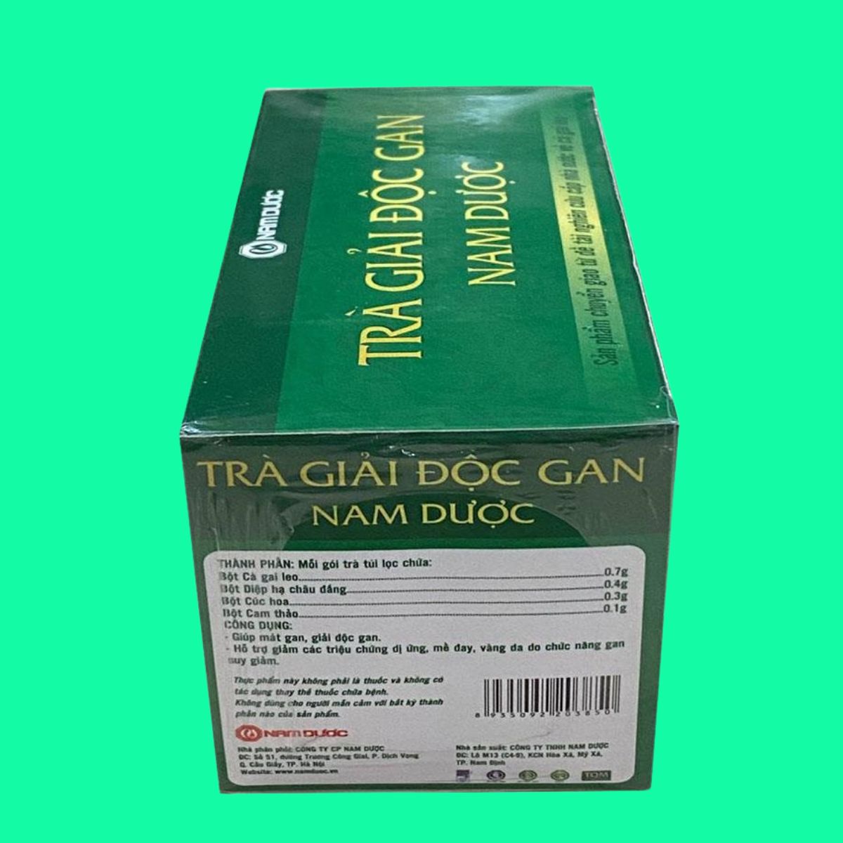 Trà Giải Độc Gan Nam Dược (8) Trà Giải Độc Gan Nam Dược