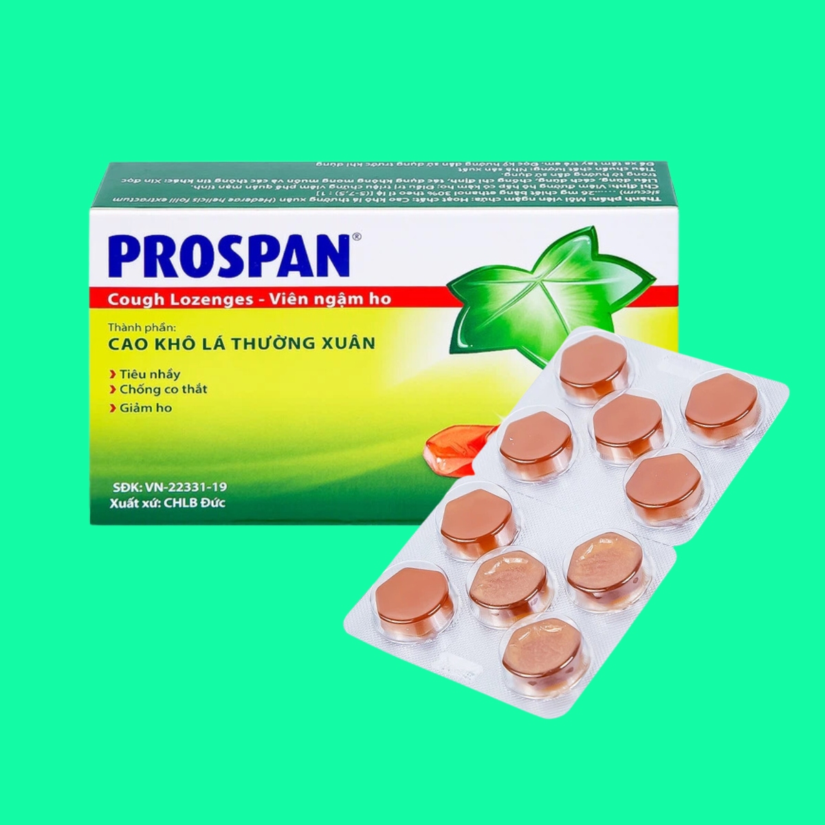 Viên ngậm ho Prospan Viên ngậm ho Prospan