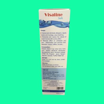 Visaline Soft (Hộp 1 chai nhôm 100ml) 5 Visaline Soft