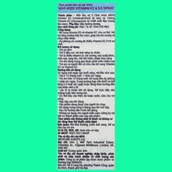 Why-Kids Vitamin K2&D3 Spray