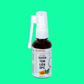 Xịt họng Xuyên Tâm Liên OPC 4 Xịt họng Xuyên Tâm Liên OPC