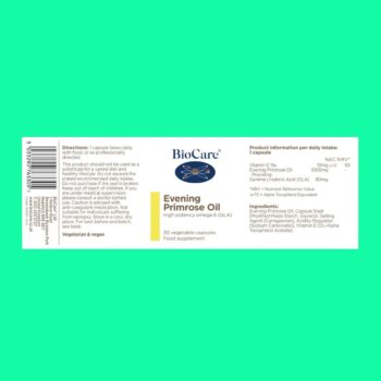 Biocare Evening Primrose Oil 9 Biocare Evening Primrose Oil