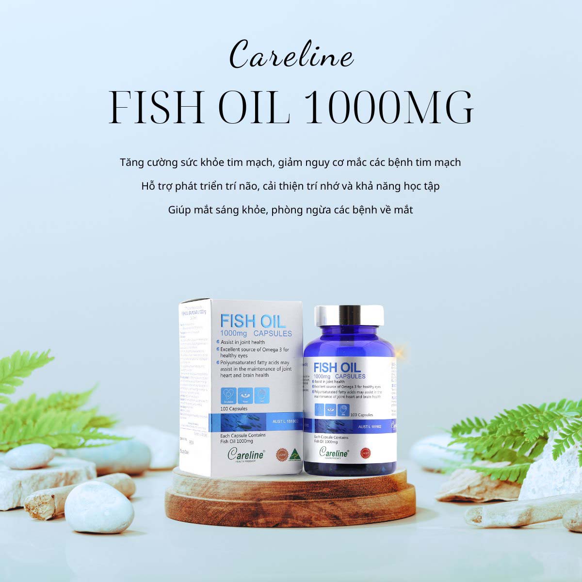 Careline Fish Oil 1000mg 16 Careline Salmon Fish Oil 1000mg