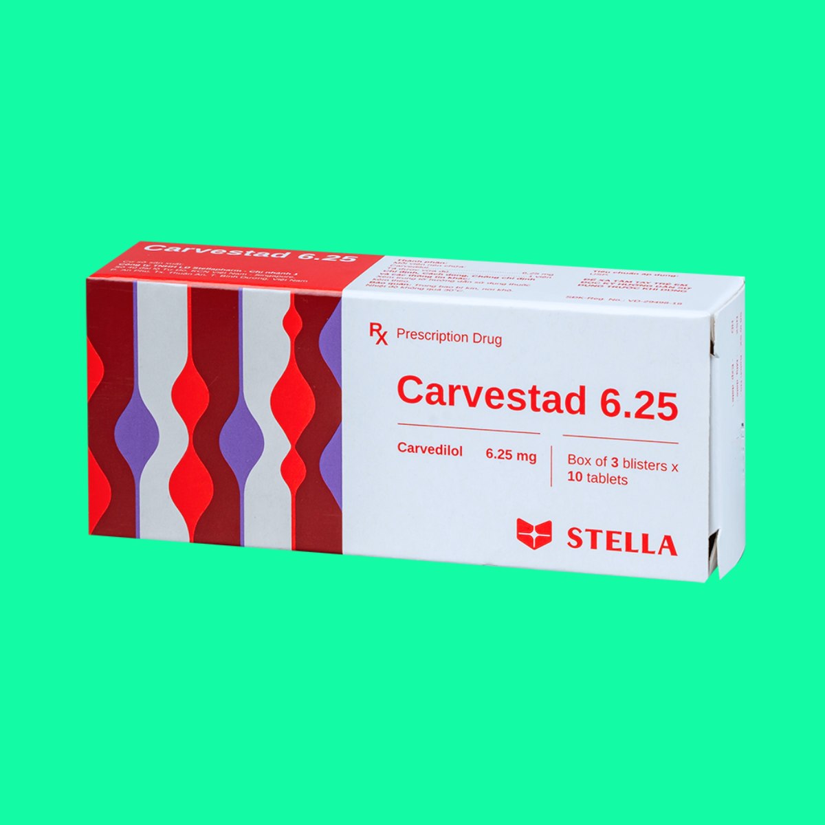 carvestad-6-25mg-2 Thuốc Carvestad 6,25