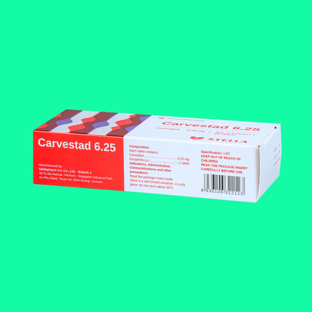 carvestad-6-25mg-7 Thuốc Carvestad 6,25