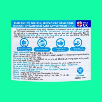 Dung dịch vệ sinh Femfresh Active Wash