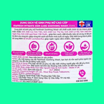 Dung dịch vệ sinh Femfresh Soothing Wash
